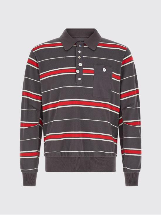 26SS 언더커버 폴로 티셔츠 UC1F48042 GRAYBORDER Grey - UNDERCOVER