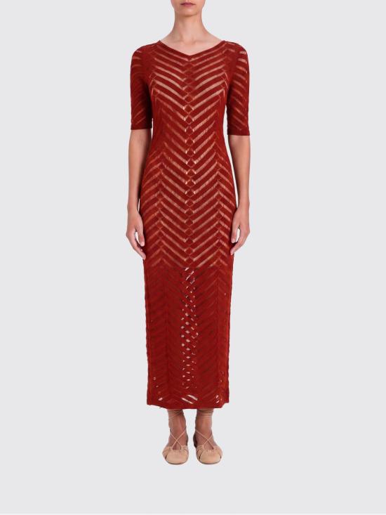 26SS 트윈셋 롱 원피스 261TT3100 13332 Brick Red