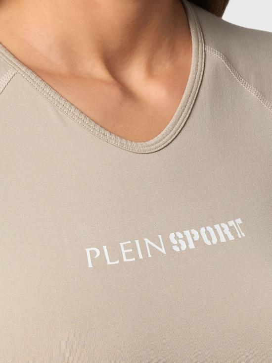 26SS 플레인스포츠 트레이닝 티셔츠 SAECWTK3566STE003N 72 Grey - PLEIN SPORT