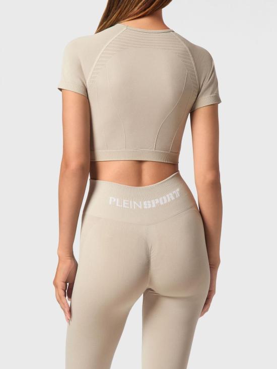 26SS 플레인스포츠 트레이닝 티셔츠 SAECWTK3566STE003N 72 Grey - PLEIN SPORT