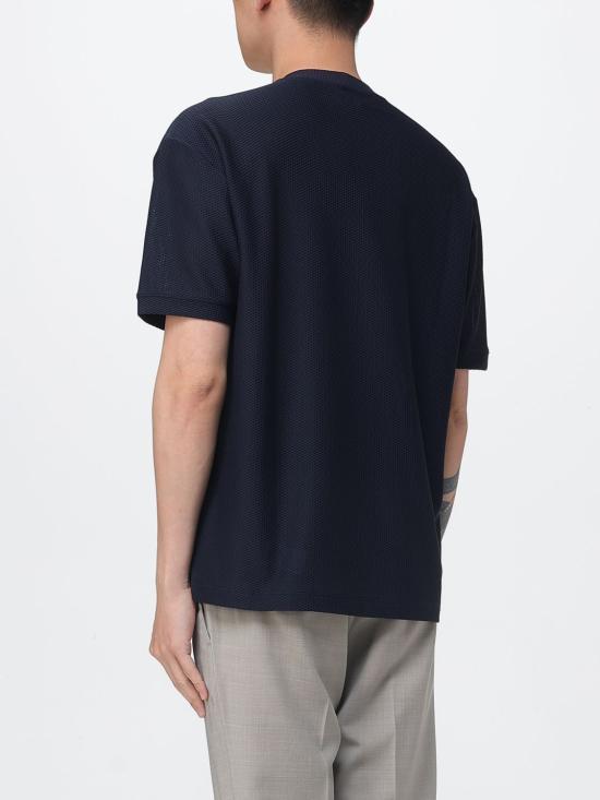 26SS 조르지오 아르마니 반팔 티셔츠 GM003035TE10045 UB109 Black - GIORGIO ARMANI