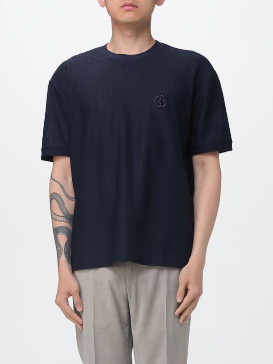 26SS 조르지오 아르마니 반팔 티셔츠 GM003035TE10045 UB109 Black