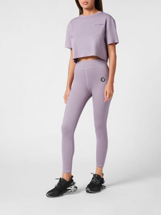 26SS 플레인스포츠 반팔 티셔츠 SAECWTK3560STE001N 73 Violet - PLEIN SPORT
