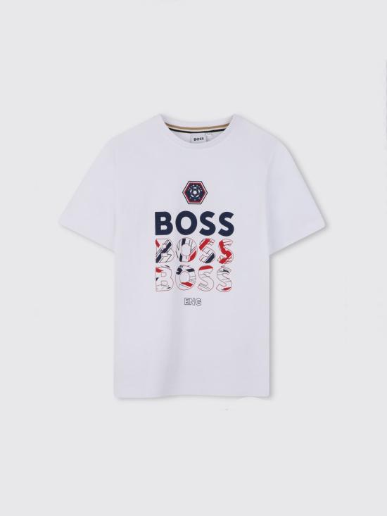 26SS [키즈] 보스 티셔츠 J53253 10P White