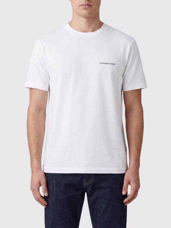 26SS 캐나다구스 반팔 티셔츠 1328M1 9227 White