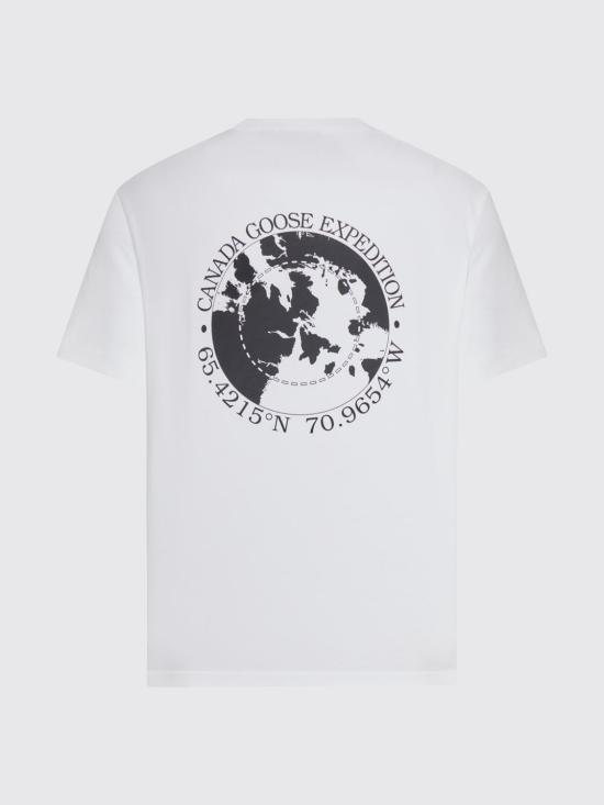 26SS 캐나다구스 반팔 티셔츠 1328M1 9227 White - CANADA GOOSE