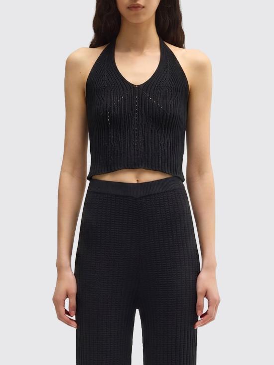 26SS 마카파니 민소매 티셔츠 M26E1ACMT015MN12900 Black