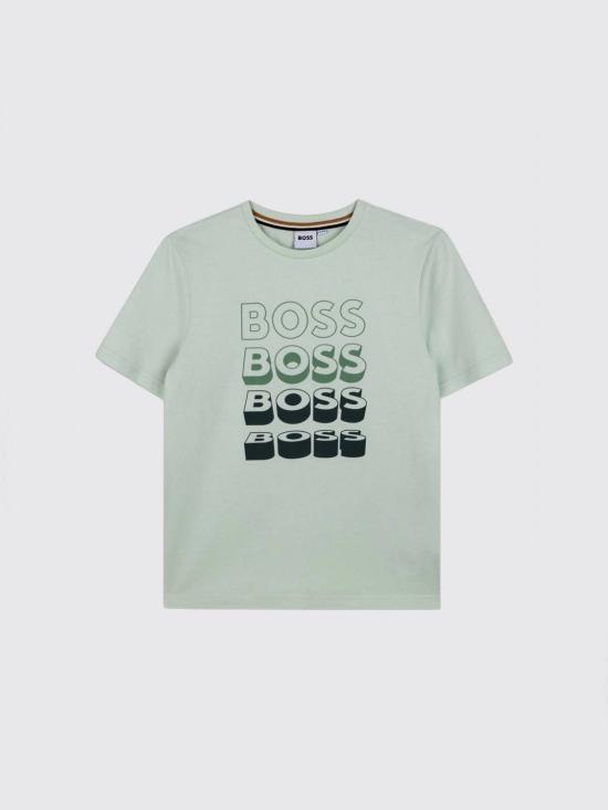 26SS [키즈] 보스 티셔츠 J52982 73K Green