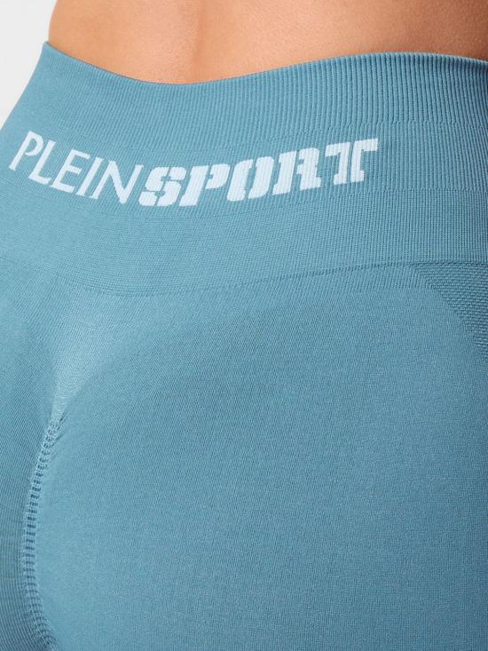 26SS 플레인스포츠 레깅스 SAECWJT2054STE003N 18 Gnawed Blue - PLEIN SPORT
