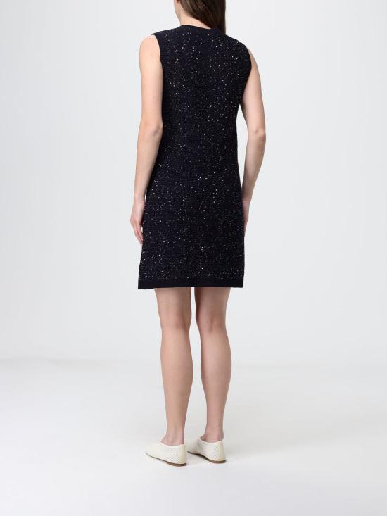 26SS 파비아나 필리피 시퀸 코튼 테이프 미니 드레스 ABD276F593M120 VR5 Blue - FABIANA FILIPPI