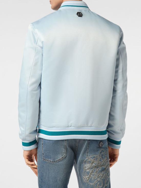 26SS 필립 플레인 봄버 자켓 PAECMRB2790PTE003N 07 Turquoise - PHILIPP PLEIN