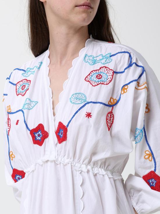 26SS 포르테포르테 롱 원피스 14850MYDRESS 20 White - FORTE FORTE