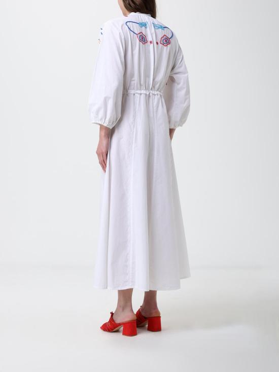 26SS 포르테포르테 롱 원피스 14850MYDRESS 20 White - FORTE FORTE