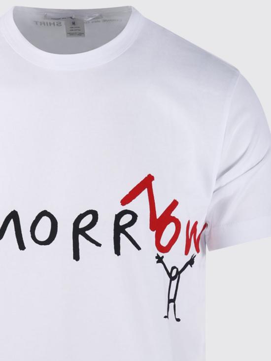 26SS 꼼데가르송 반팔 티셔츠 FQT032 1 White - COMME DES GARCONS