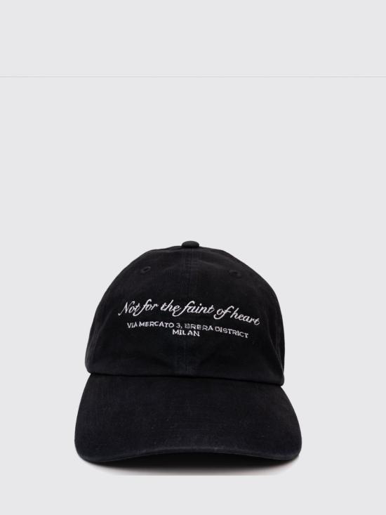 26SS D1밀라노 볼캡 CPCTU002 BLACK FAINT OF HEART CAP Black - D1 MILANO