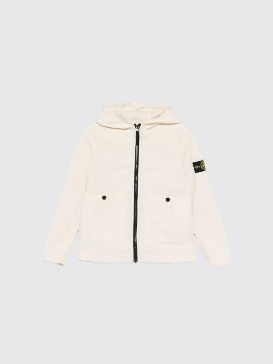 26SS [키즈] 스톤 아일랜드 캐주얼 자켓 4100006S0063 V0097 White