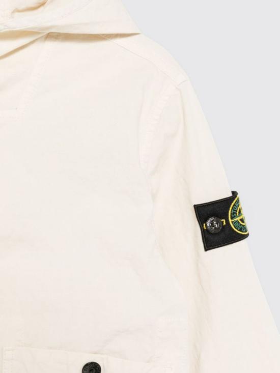 26SS [키즈] 스톤 아일랜드 캐주얼 자켓 4100006S0063 V0097 White - STONE ISLAND