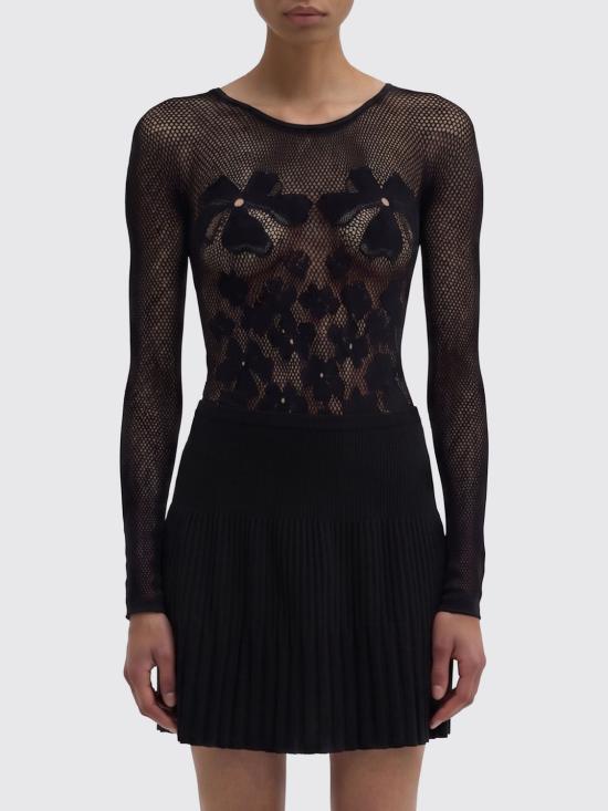 26SS 마카파니 긴팔 티셔츠 25EM2M0T40065019000 Black