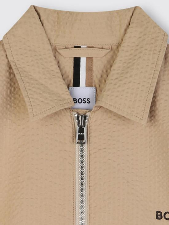 26SS [키즈] 보스 셔츠 J52946 249 Beige - BOSS