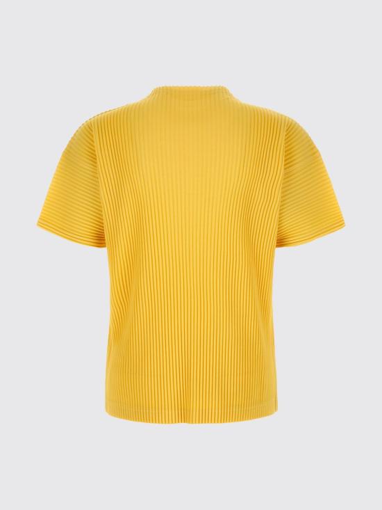 26SS 옴므 플리세 이세이 미야케 반팔 티셔츠 HP66JK033 54 Yellow - HOMME PLISSE' ISSEY MIYAKE