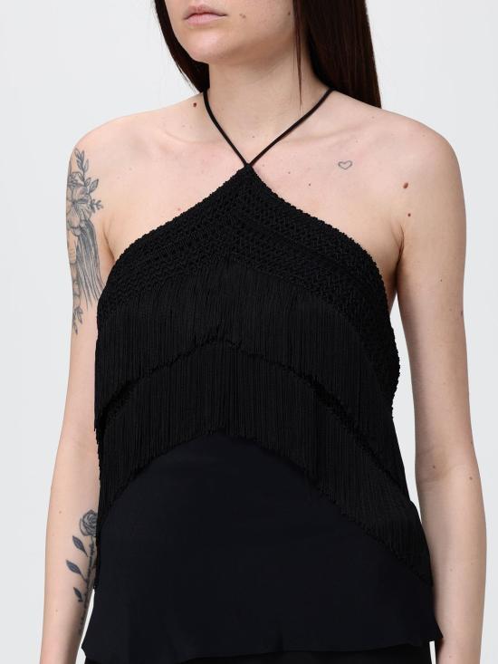 26SS 안다마네 민소매 티셔츠 TM190913ATNS05 999 Black - ANDAMANE