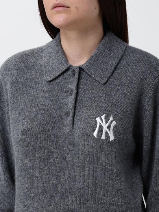 26SS 스포티앤리치 폴로 티셔츠 WS074610300GY11 176 Grey - SPORTY & RICH