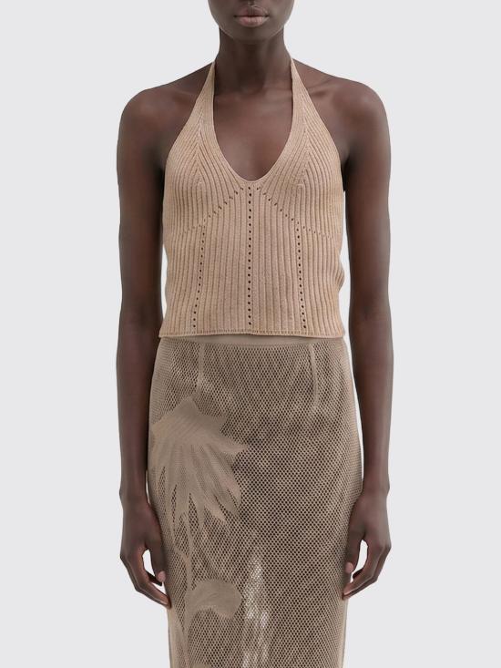 26SS 마카파니 민소매 티셔츠 M26E1ACMT015MN12156 Beige