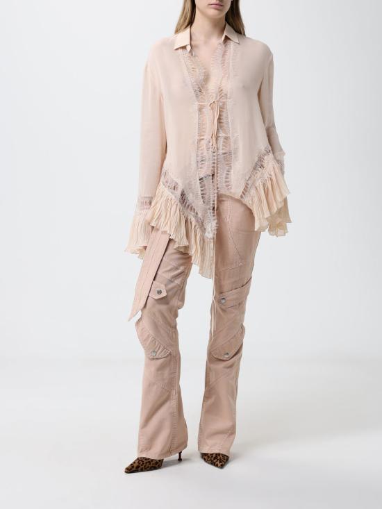 26SS 블루마린 스트레이트 팬츠 P644J160A N0820 Beige - BLUMARINE