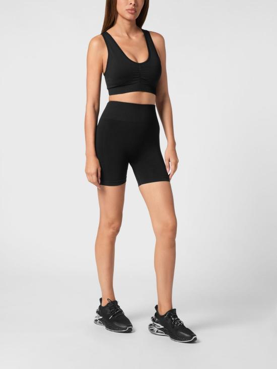 26SS 플레인스포츠 트레이닝 티셔츠 SAECWJU0081STE003N 02 Black - PLEIN SPORT