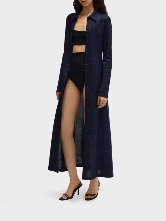26SS 마카파니 롱 원피스 M25I1ACJA036JL00600 Navy - MACCAPANI