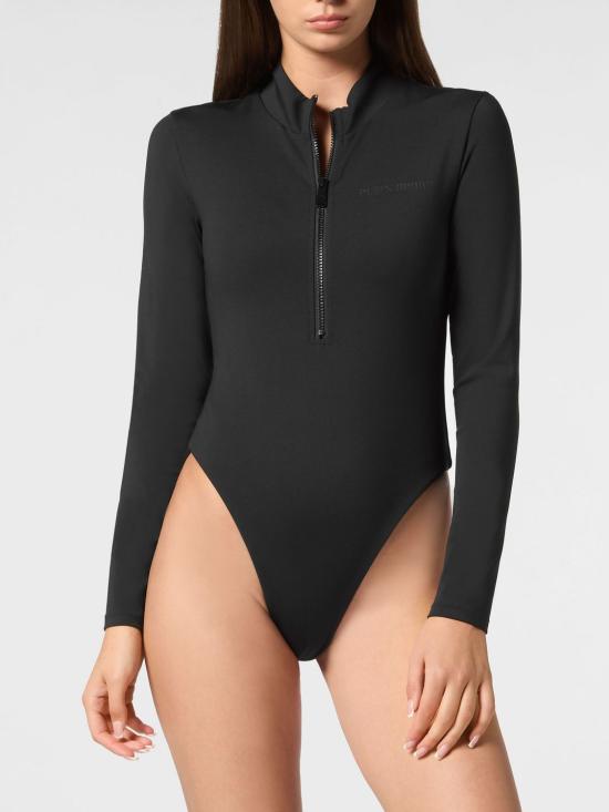 26SS 플레인스포츠 트레이닝 티셔츠 SAECWJU0077STE003N 02 Black - PLEIN SPORT