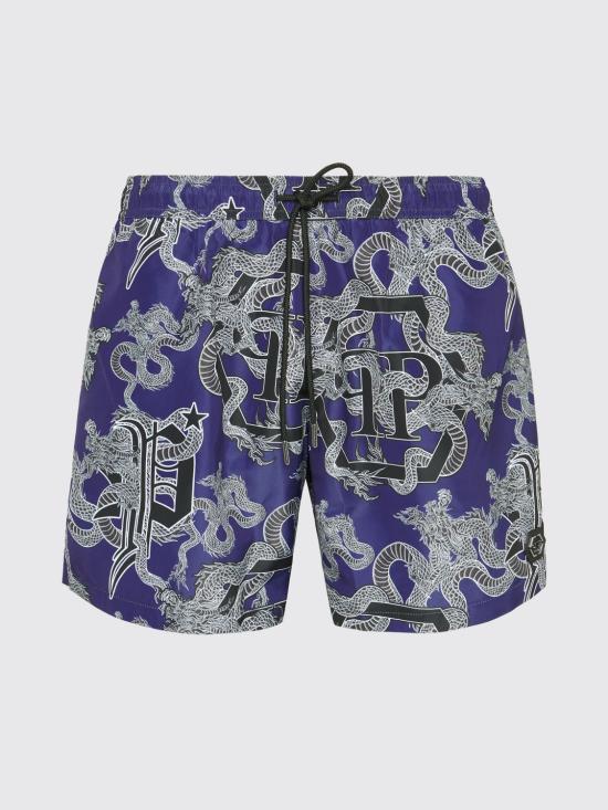 26SS 필립 플레인 스윔팬츠 SAECMMT0379PNY002N 24 Navy - PHILIPP PLEIN