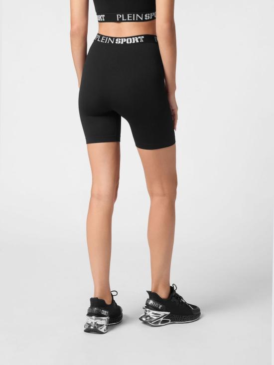 26SS 플레인스포츠 숏팬츠 SAECWJT2058STE003N 02 Black - PLEIN SPORT