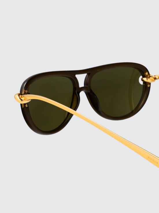 26SS 보테가베네타 선글라스 BV1418S 003 Green - BOTTEGA VENETA