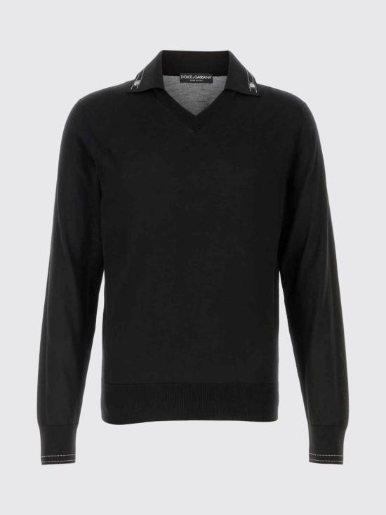 26SS 돌체앤가바나 폴로 티셔츠 GXZBATJBSOI N0000 Black - DOLCE & GABBANA