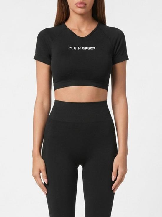 26SS 플레인스포츠 트레이닝 티셔츠 SAECWTK3566STE003N 02 Black