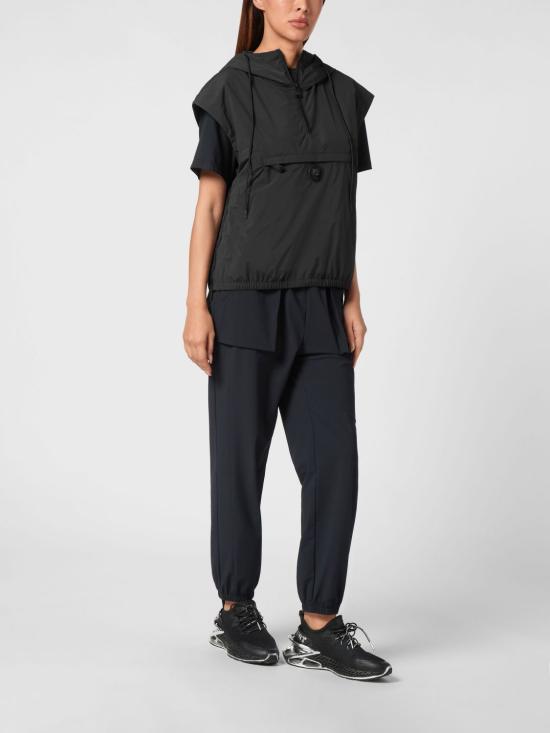 26SS 플레인스포츠 베스트 SAECWRC0129STE003N 02 Black - PLEIN SPORT