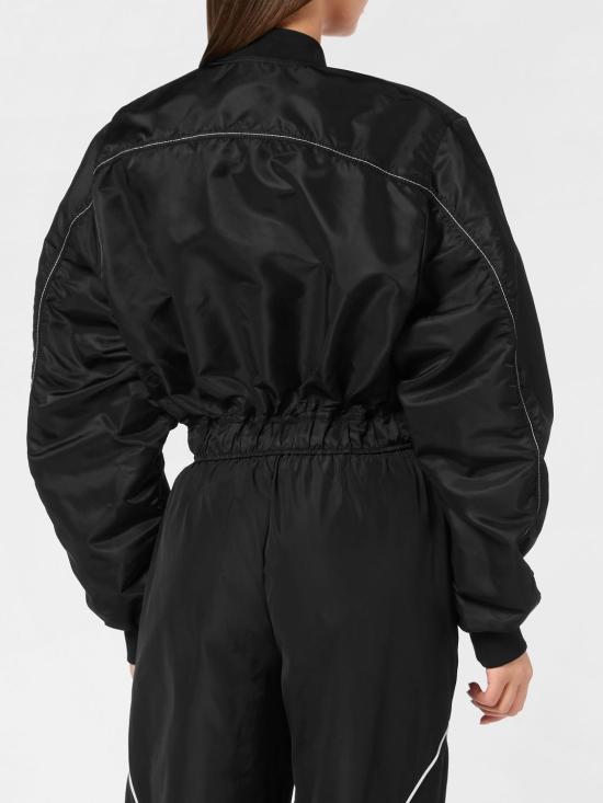 26SS 플레인스포츠 봄버 자켓 SAECWRB1480STE003N 02 Black - PLEIN SPORT