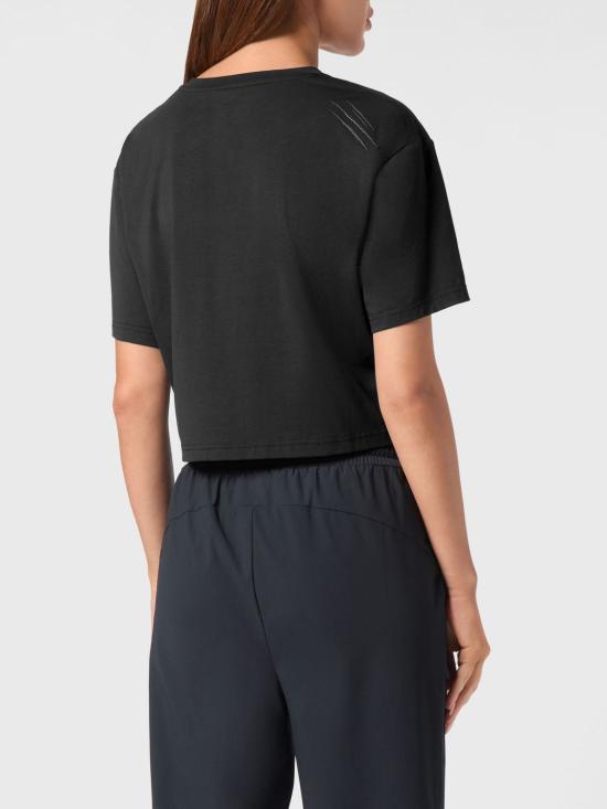 26SS 플레인스포츠 반팔 티셔츠 SAECWTK3560STE001N 02 Black - PLEIN SPORT