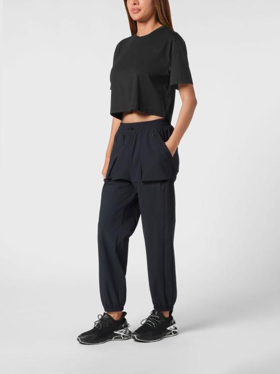26SS 플레인스포츠 반팔 티셔츠 SAECWTK3560STE001N 02 Black - PLEIN SPORT