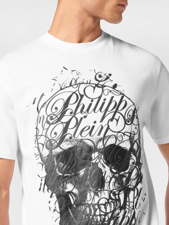 26SS 필립 플레인 반팔 티셔츠 PAECMTK8254PJY002N 01O White - PHILIPP PLEIN