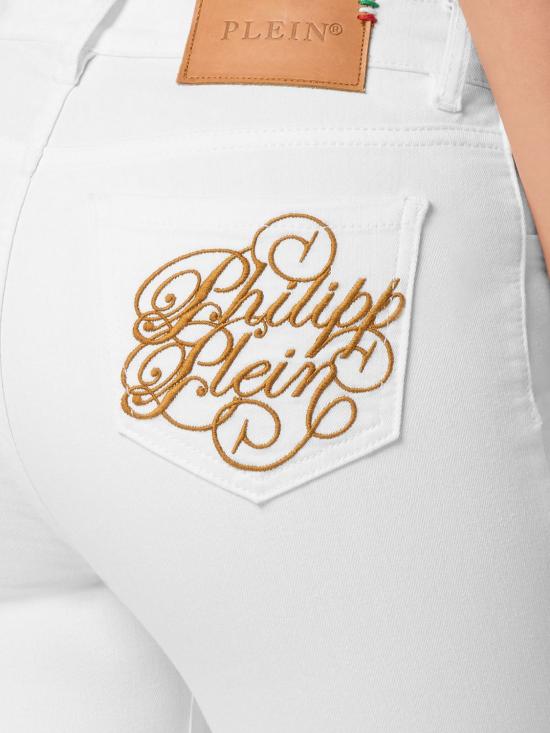26SS 필립 플레인 데님 팬츠 PAECWDT2782PDE004N 01SO White - PHILIPP PLEIN