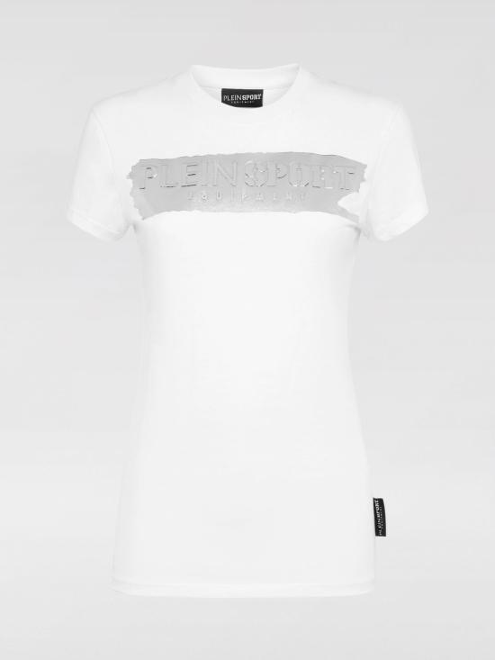 26SS 플레인스포츠 반팔 티셔츠 SACCWTK2722SJY001N 01 White - PLEIN SPORT