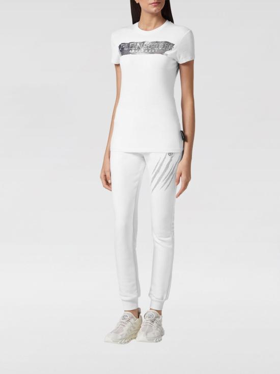 26SS 플레인스포츠 반팔 티셔츠 SACCWTK2722SJY001N 01 White - PLEIN SPORT