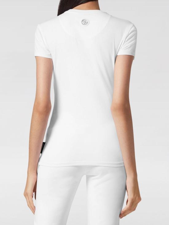 26SS 플레인스포츠 반팔 티셔츠 SACCWTK2722SJY001N 01 White - PLEIN SPORT