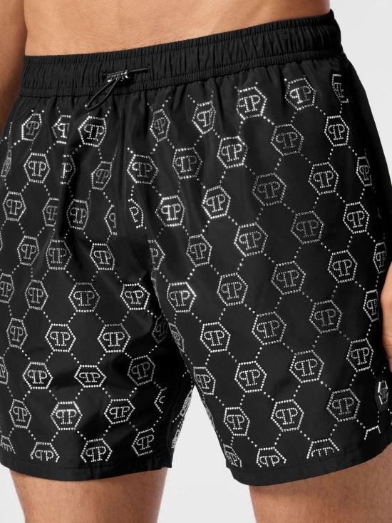 26SS 필립 플레인 스윔팬츠 SAECMMT0382PNY002N 0270 Black 1 - PHILIPP PLEIN
