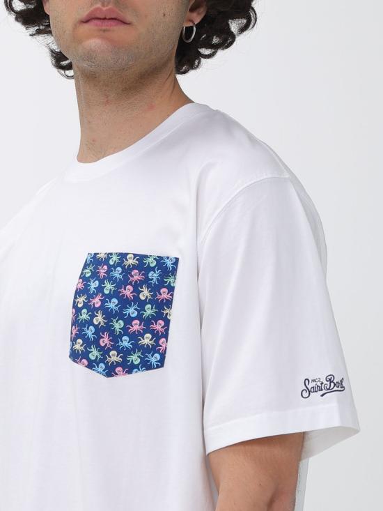26SS 세인트바쓰 반팔 티셔츠 BLA0001 00706L White 1 - MC2 SAINT BARTH