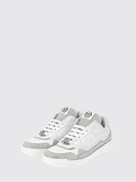 26SS 필립 플레인 스니커즈 SAESMSC4015PLE010N 01 White - PHILIPP PLEIN
