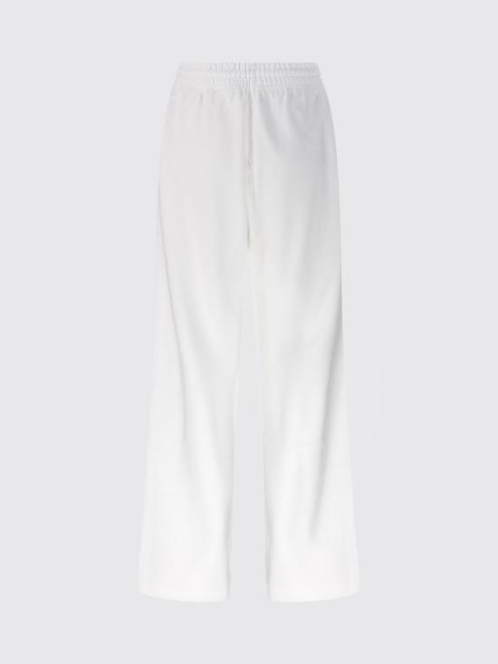 26SS 버버리 체크 트리밍 코튼 트랙 팬츠 8123343 White - BURBERRY