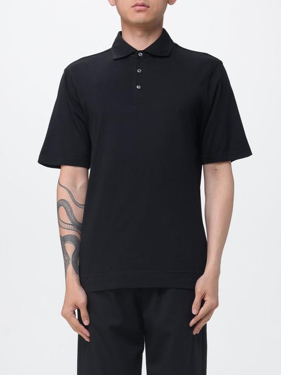 26SS 라르디니 폴로 티셔츠 CNLPMC99CN64051 999 Black